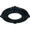Ekena Millwork Benson Ceiling Medallion (Fits Canopies up to 4 1/8"), 9"OD x 4 1/8"ID x 5/8"P, Night Shade CM09BNNSF - alternate 3